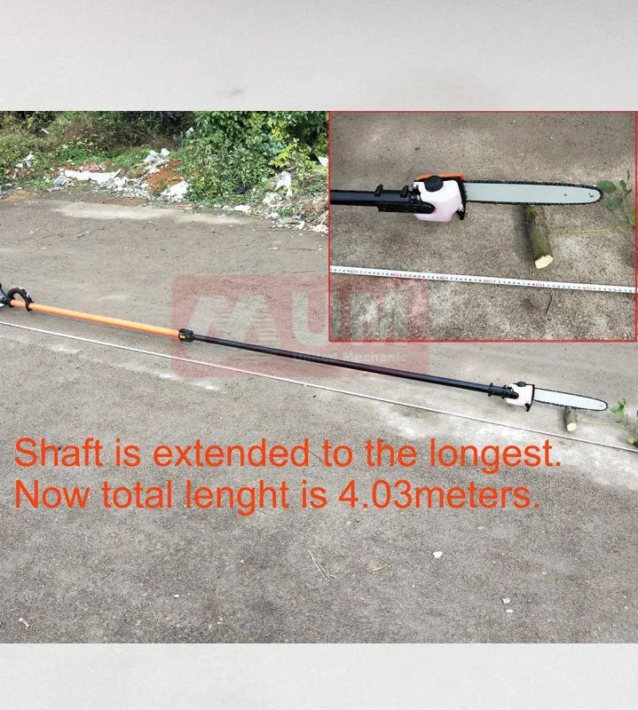 OEM Cina Fabbrica Produttore Professionale Produzione di benzina Benzina Motosega Taglio del legno Motosega a batteria Attrezzo da giardino Sega a catena Grande cilindrata 58cc Prezzo